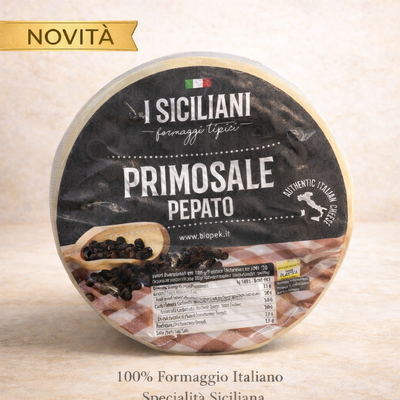 Primosale Pepato I Siciliani – Typisk siciliansk ost med svartpeppar